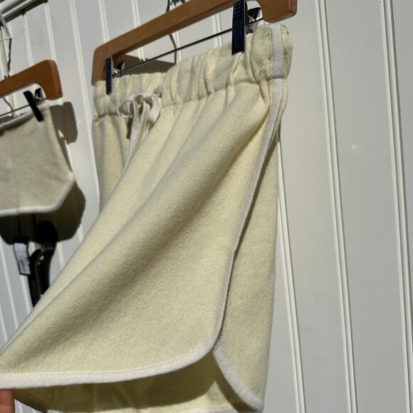 Lisa Yang Kiyo Track Short Selah Bandeau Bra Size 1 S / M Cashmere Cream Yellow - Picture 12 of 14